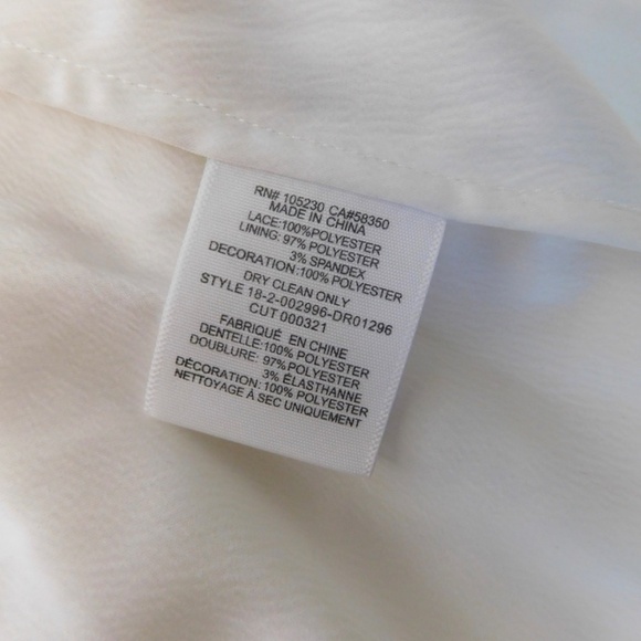 NWT!! JOIE Belisa White Lace Dress One Shoulder Porcelain Bridal Rehearsal 6 - Picture 15 of 16